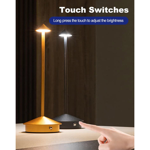 Elosung Pink Modern Minimalist Aluminum Led Mushroom Night Light Creative Bedside Atmosphere Lamp For Dining Room And Bedroom Night Lights