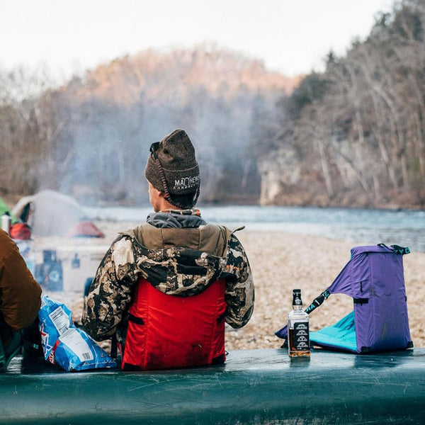 Elosung Black And Red Portable Outdoor Camping Seat Pad With Backrest Foldable Waterproof Concert Cushion 600D Oxford Fabric Ideal For Hiking Picnics