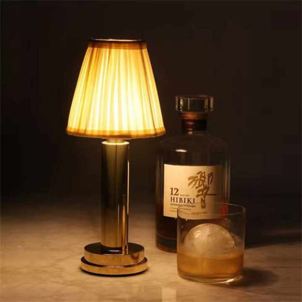 Gold Creative Led Rechargeable Table Lamp | 3 Adjustable Light Modes Touch Control Usb Charging Modern Atmosphere For Bar Restaurant Cafe And Home Dec