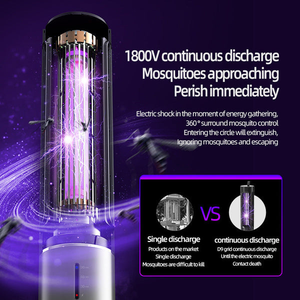 Elosung Electric Mosquito Killer Lamp With Detachable Housing And Timer Function Usb Rechargeable Lamps