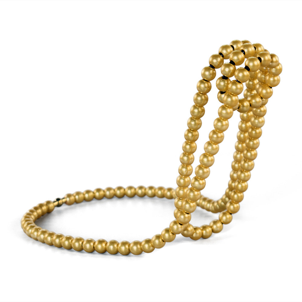 Elosung Gold Modern Floating Pearl Wine Elegant Home Decor Unique Kitchen Accessory For Dining Bar And Living Room Racks