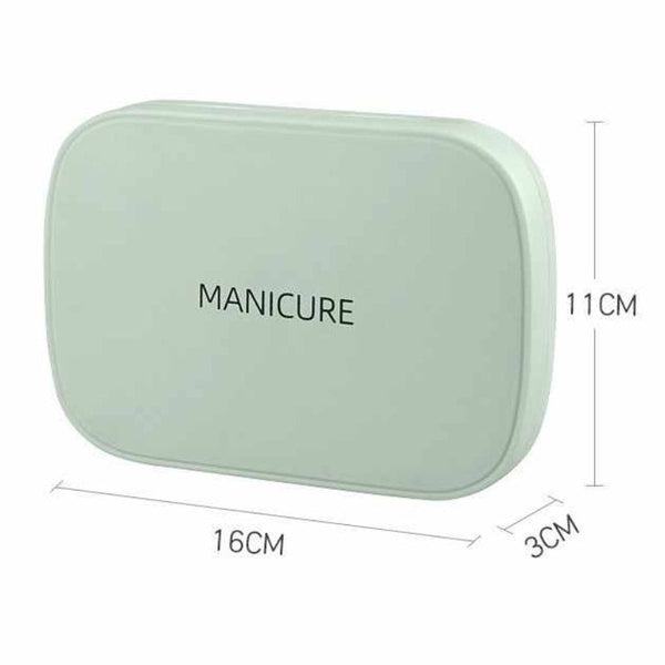 Elosung Purple 18 Piece Manicure And Pedicure Set Stainless Steel Nail Clipper Kit | Professional Care Grooming Tools Compact Portable Case Manicure &