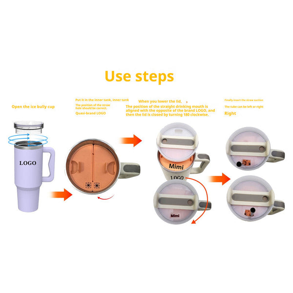 Elosung Turquoise 40Oz Silicone Dual Chamber Cup Separator Food Grade Drink Divider Cold Mug With Separate Compartments Bpa Free Liner For Beverages J