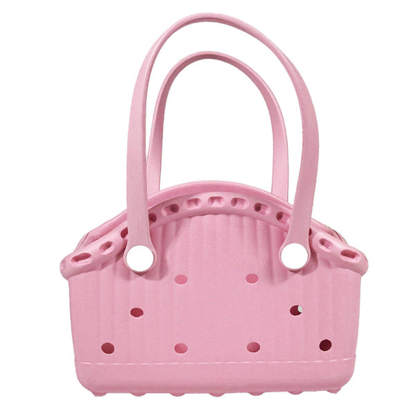 Elosung Pink Portable Eva Pet Handbag Diy Custom Decoration Carrier For Small Pets Beach And Outdoor Use (Large Capacity) Pet Transport