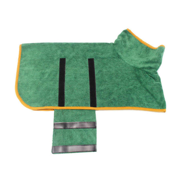 Elosung L Pet Dog Quick Dry Bathrobe Absorbent Towel Robe For Medium And Large Dogs Dog Grooming