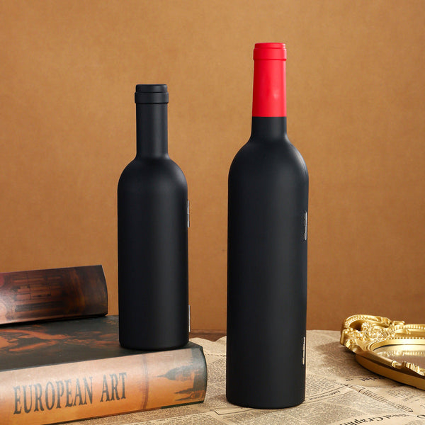 Elosung Red Closure Creative Wine Accessories 5 Piece High Grade Tool Gift Multi Tools