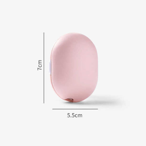 Elosung 2 Pcs White Portable Mini Toothbrush Sanitizer Compact Travel Uv Sterilizer For Home And Use Tumblers & Toothbrush Holders