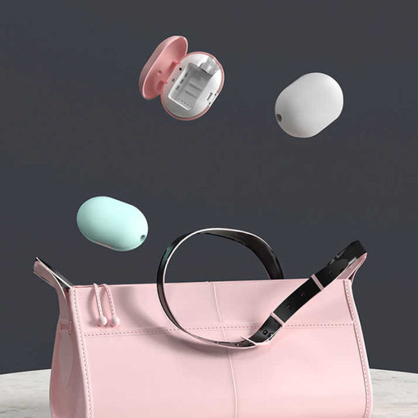 Elosung 2 Pcs White Portable Mini Toothbrush Sanitizer Compact Travel Uv Sterilizer For Home And Use Tumblers & Toothbrush Holders