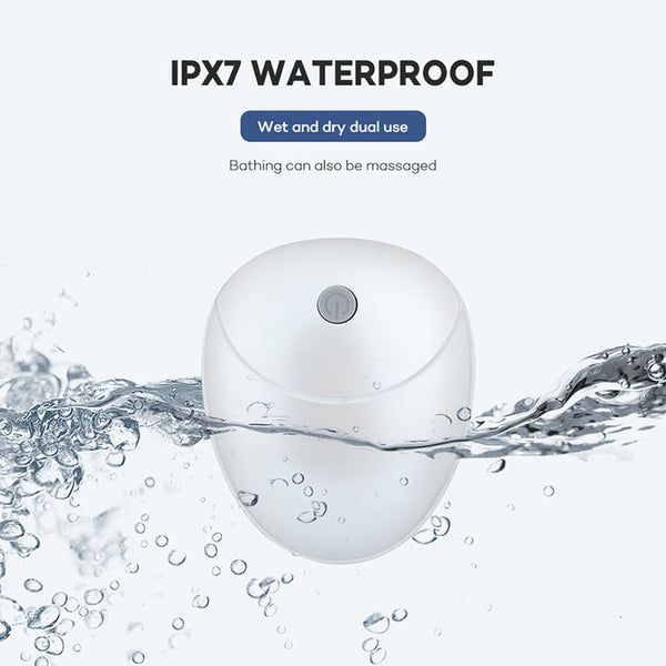 Elosung Green Mini Electric Head Massager 3D Device Waterproof Multifunctional Relaxation & Pet Care Rechargeable 6 Techniques Modes Compact Design Ma