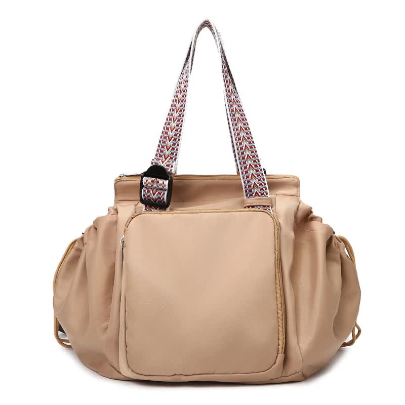 Elosung Khaki Convertible Multifunctional Little One Cradle Travel Bag Women's Backpack Shoulder Mummy With Expandable Storage Women's Bags & Handbags