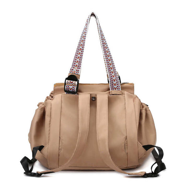 Elosung Gery Convertible Multifunctional Little One Cradle Travel Bag Women's Backpack Shoulder Mummy With Expandable Storage Women's Bags & Handbags