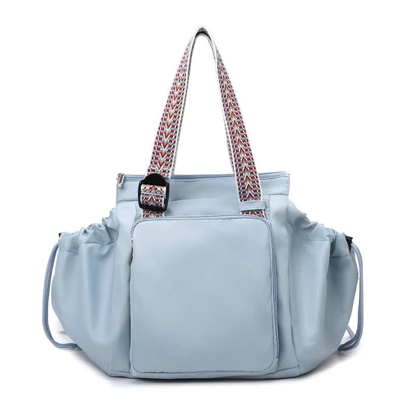 Elosung Blue Convertible Multifunctional Little One Cradle Travel Bag Women's Backpack Shoulder Mummy With Expandable Storage Women's Bags & Handbags