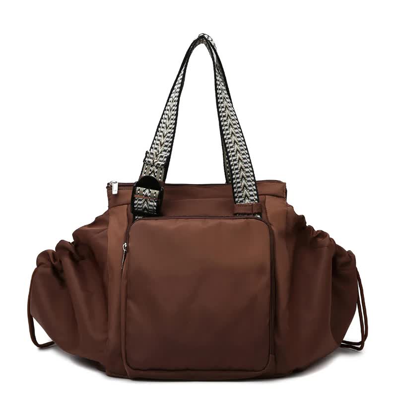 Elosung Brown Convertible Multifunctional Little One Cradle Travel Bag Women's Backpack Shoulder Mummy With Expandable Storage Women's Bags & Handbags