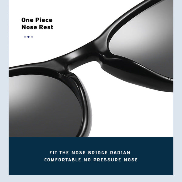 Elosung Leopard Brown Lens Stylish Polarized For Men And Women Uv Protection Lightweight Design Trendy Outdoor Activities Sunglasses