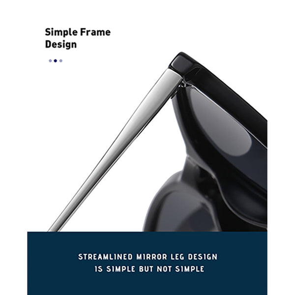 Elosung Brown Stylish Polarized For Men And Women Uv Protection Lightweight Design Trendy Outdoor Activities Sunglasses