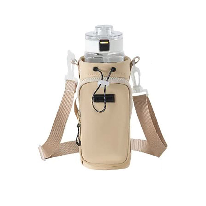 Elosung Yellow Outdoor Water Bag With Shoulder Strap Nylon Waterproof (Water Cup Not Included) Water Bottles