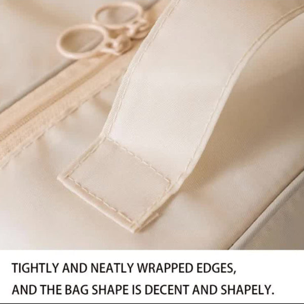 Elosung 2 Pcs Pink Waterproof Foldable Travel Shoe Storage Bag Three Layer Design Organizer Portable Pouch For Trips Shoe Bags