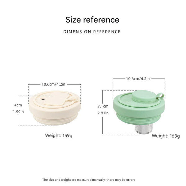 Elosung Off White 40Oz Silicone Replacement Coffee And Pill Mug Lid Bpa Free Leak Proof Dishwasher Safe Vacuum Flasks & Mugs