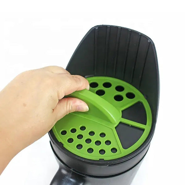 Garden Lawn Seed Spreader Snow Salt Dispenser Portable Handheld Seeder Garden Tool Sets