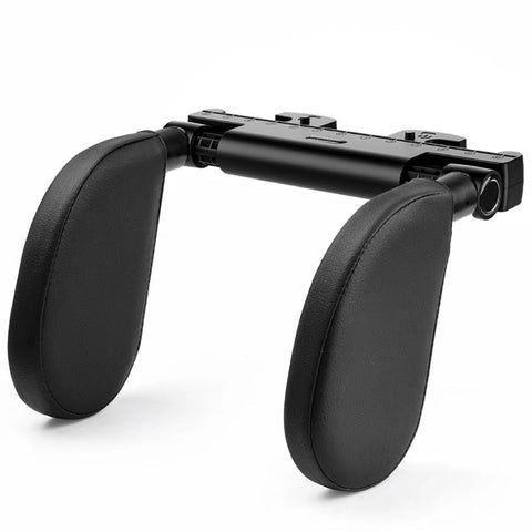 Elosung Black 3D Memory Foam Car Seat Headrest With Side Support Universal Neck Pillow For Travel Comfort Pillows