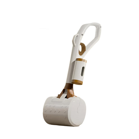 Elosung White Dog Poop Scooper With Large 9.5Cm Opening Ergonomic Handle Lightweight 320G Pet Waste Picker For Outdoor Walks Pooper Scooper & Bags