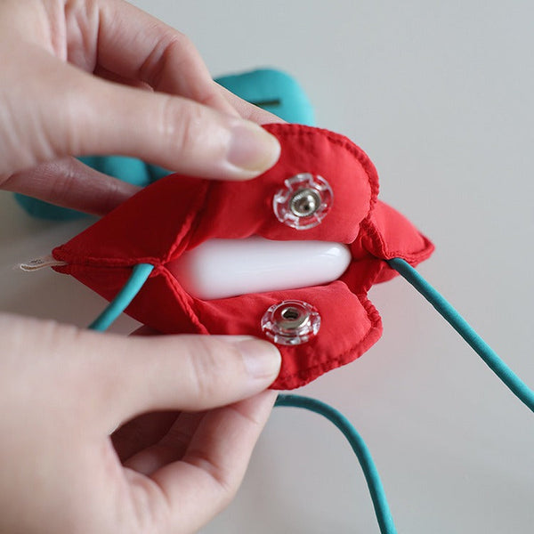 Elosung Purple Mini Crossbody Coin Purse & Earphone Pouch Adorable Floral Design Small Bag For Lipsticks Lightweight Travel Essentials Women's Bags &