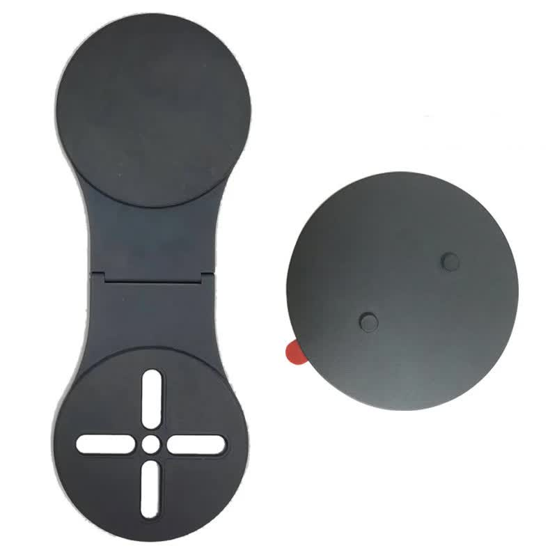 Black Magnetic Foldable Phone Stand Aaa Universal Aluminum Alloy Desktop & Tesla Car Mount Compact And Lightweight Design Mounts & Holders