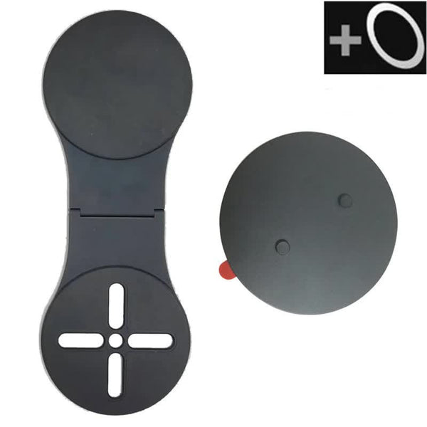 Black Magnetic Foldable Phone Stand Aaa Universal Aluminum Alloy Desktop & Tesla Car Mount Compact And Lightweight Design Mounts & Holders