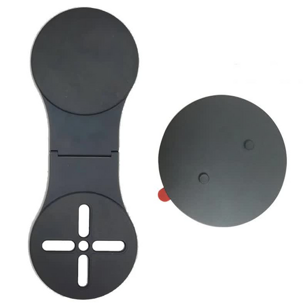 Black Magnetic Foldable Phone Stand Aaa Universal Aluminum Alloy Desktop & Tesla Car Mount Compact And Lightweight Design Mounts & Holders