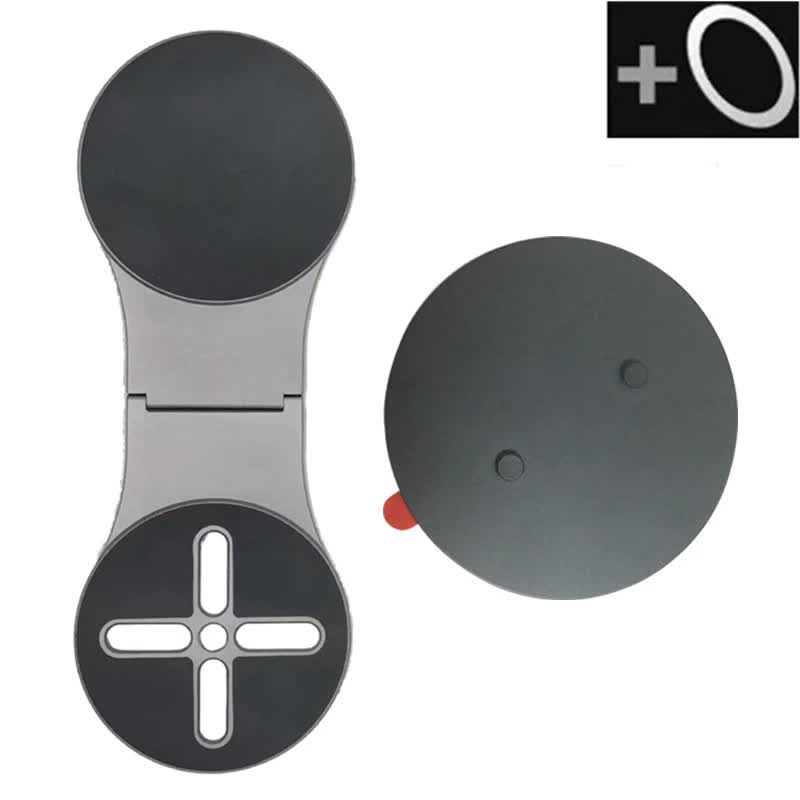 Elosung Grey Magnetic Foldable Phone Stand Universal Aluminum Alloy Desktop & Tesla Car Mount Compact And Lightweight Design Mounts & Holders