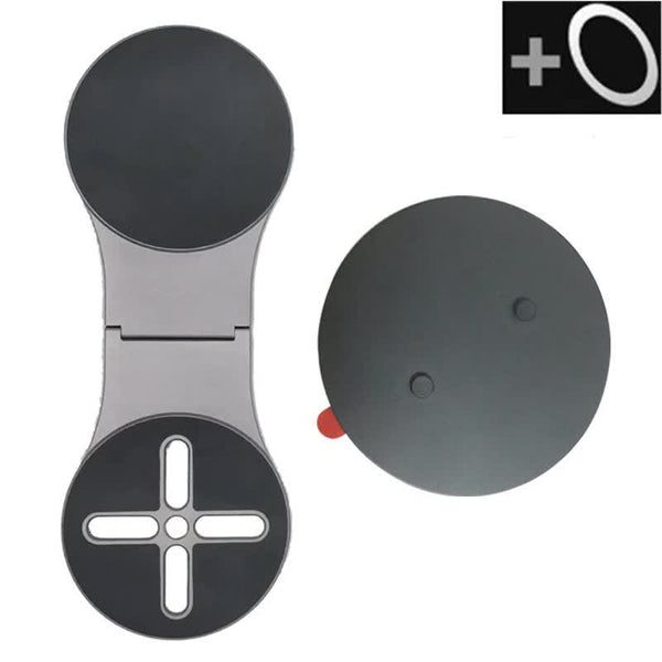 Elosung Grey Magnetic Foldable Phone Stand Universal Aluminum Alloy Desktop & Tesla Car Mount Compact And Lightweight Design Mounts & Holders