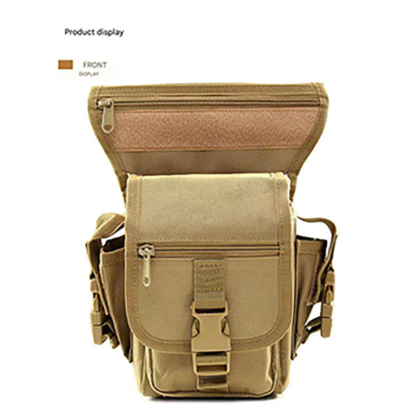 Elosung Black Tactical Outdoor Leg Bag 900D Durable Multi Layer Waist Pack For Cycling Fishing And Security Waist Packs & Bags