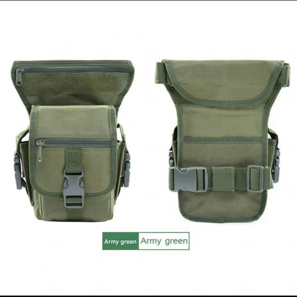 Green Tactical Outdoor Leg Bag 900D Durable Multi Layer Waist Pack For Cycling Fishing And Security Waist Packs & Bags