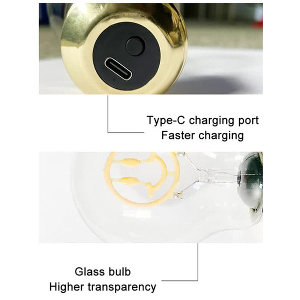 Elosung Daisy Shape Portable Usb Rechargeable Led Bulb Night Light & Festive Decor Night Lights