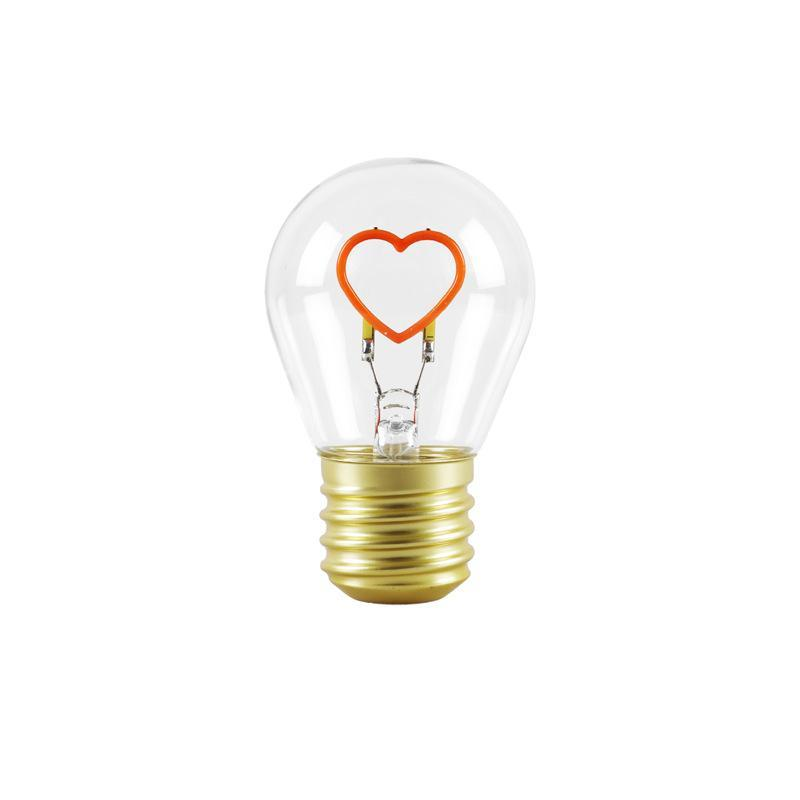 Heart Shape Usb Rechargeable Led Bulb Night Light & Festive Decor Night Lights