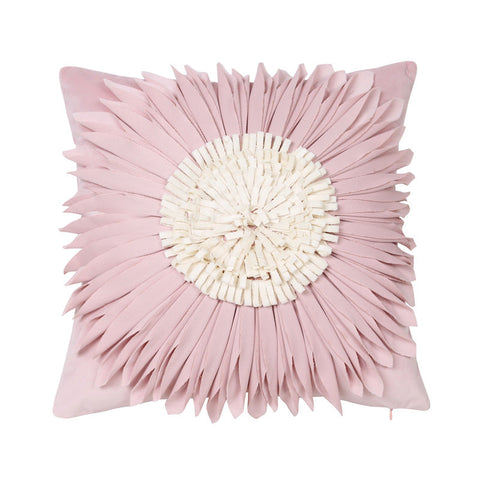 Style 1 Pink 3D Floral Modern Luxury Decorative Throw Pillow For Living Room(Without Insert) Cushion Covers