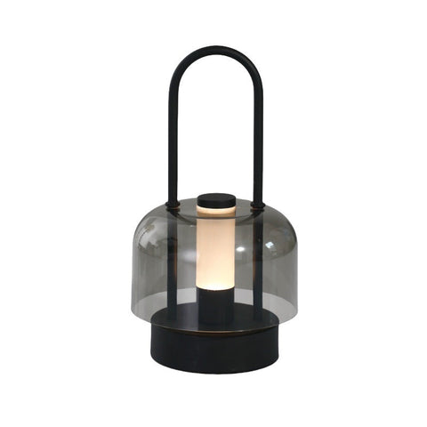 Elosung Black Rechargeable Led Lantern Touch Control Brightness Usb Charging Lanterns