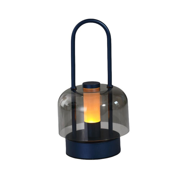 Dark Blue Rechargeable Led Lantern Touch Control Brightness Usb Charging Lanterns