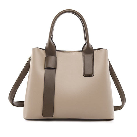 Light Brown And Retro Fashion Handbag Elegant Tote With Large Capacity For Work Daily Use Women's Bags & Handbags