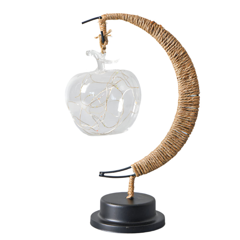 Elsoung Blue Apple Usb Model Night Light Led Decorative With Glow Powered Perfect For Bedroom Party & Gift Night Lights