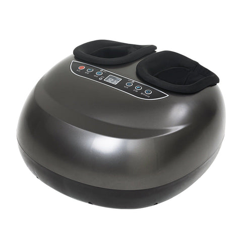 Elosung Luxury Automatic Foot Massager Black Shiatsu And Calf With Adjustable Intensity Air Compression Digital Display Massagers