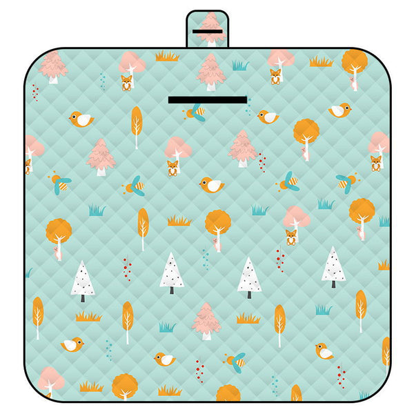 Elosung Thickened Waterproof Picnic Blanket Portable Outdoor Beach Mat For Camping And Hiking 150*200Cm(The Grove) Picnic Accessories