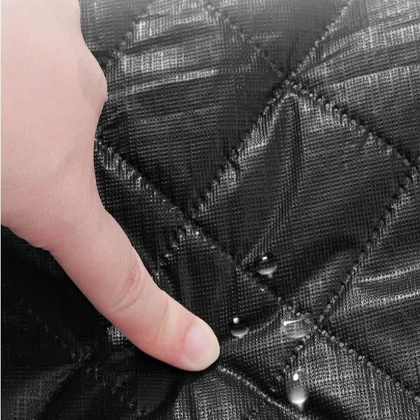 Elosung Thickened Waterproof Picnic Blanket Portable Outdoor Beach Mat For Camping And Hiking 150*200Cm(White Plaid) Picnic Accessories