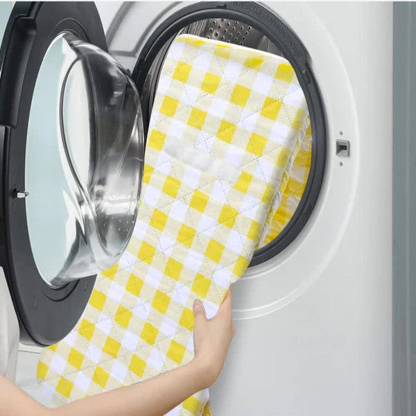 Elosung Thickened Waterproof Picnic Blanket Portable Outdoor Beach Mat For Camping And Hiking 150*200Cm(White Plaid) Picnic Accessories