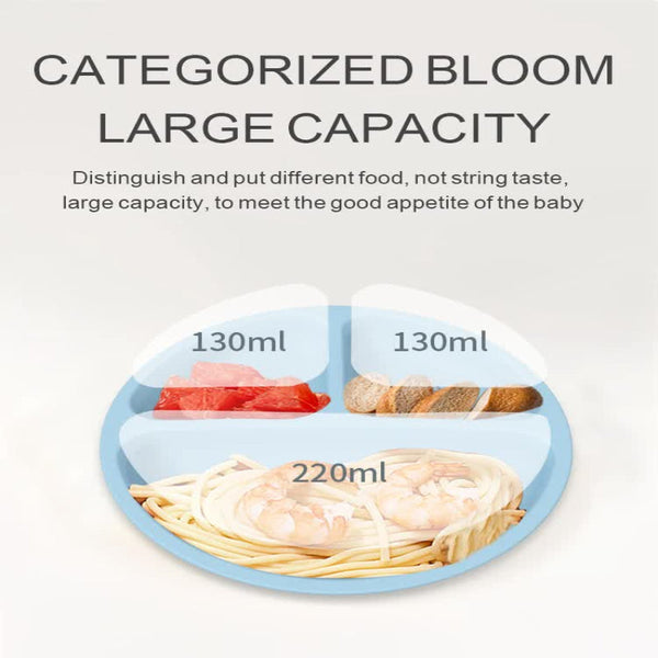 Elosung Yellow 1183 Silicone Little One Feeding Set Suction Plate Bib Cup Utensils Bpa Free Tableware Baby Feeding Sets