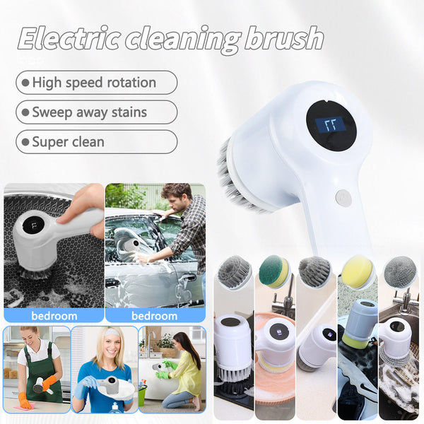 Elosung Electric Cleaning Brush Multipurpose High Speed Tool Cleaning Brushes