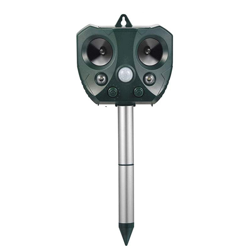 Elosung Sjz668a Solar Powered Ultrasonic Animal Repellent With Motion Sensor & Led Flashing Lights Ultrasonic Pest Repellers