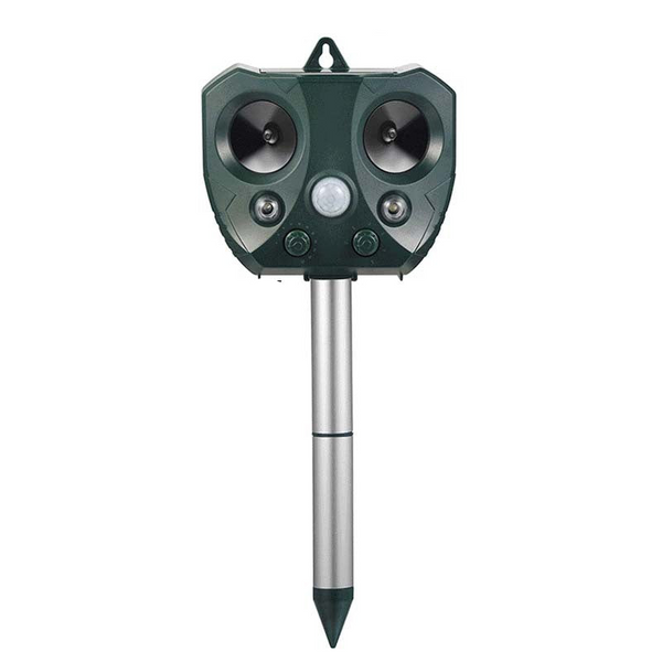 Elosung Sjz668a Solar Powered Ultrasonic Animal Repellent With Motion Sensor & Led Flashing Lights Ultrasonic Pest Repellers