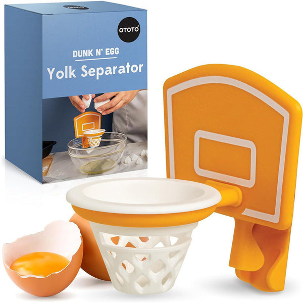 Elosung Dunk N' Egg Fun Innovative Basketball Themed Yolk Separator For Your Kitchen Egg Separators