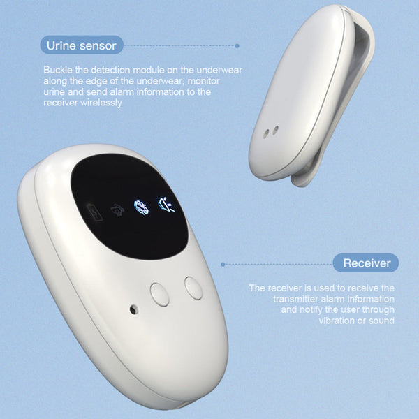 Txq 02 Wireless Bedwetting Alarm Discreet Effective Urinary Training Device For Children & Adults Toilet Training